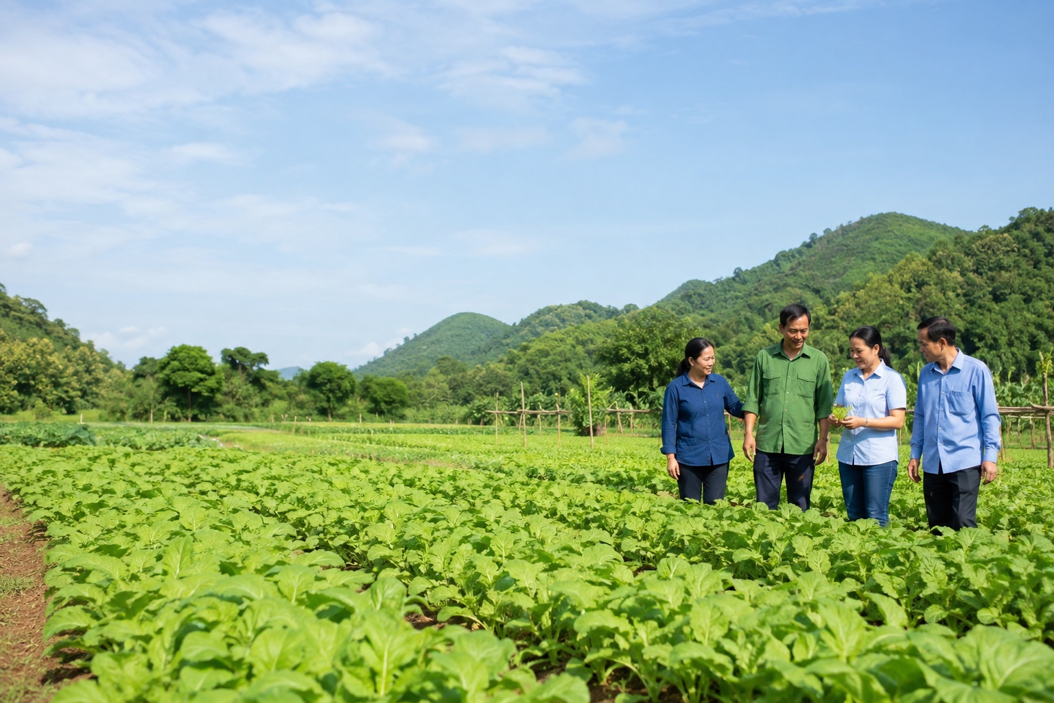 Ảnh minh họa sự kết nối và đồng hành trong nông nghiệp